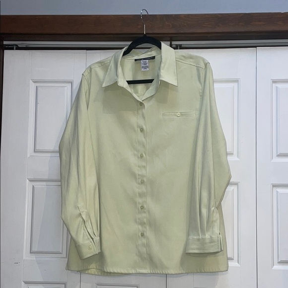 Sag Harbor Tops - Sag Harbor Pale Green Blouse